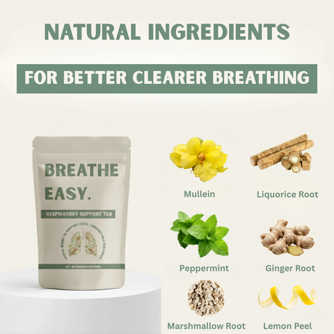 Breathe Easy. Respiratory Support Tea