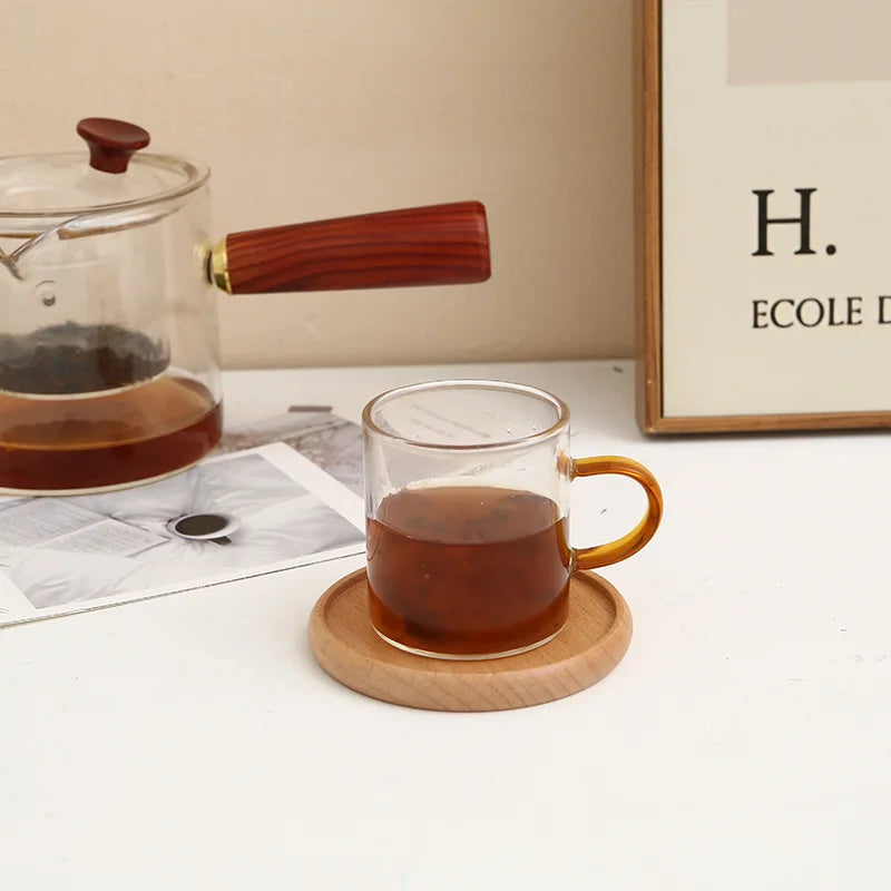 The Harmony Walnut Coasters