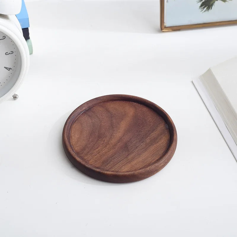 The Harmony Walnut Coasters