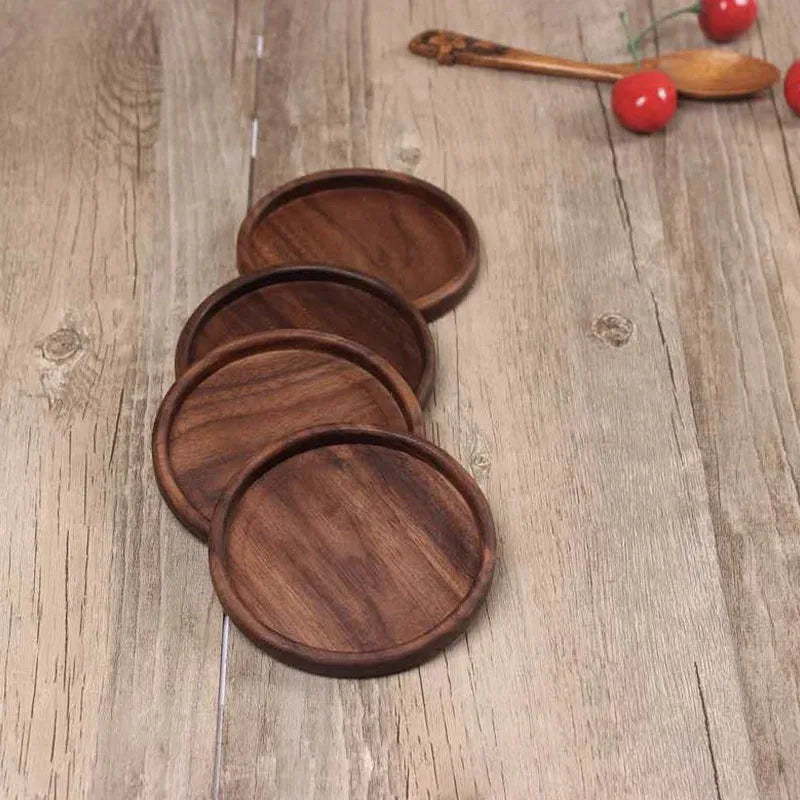 The Harmony Walnut Coasters