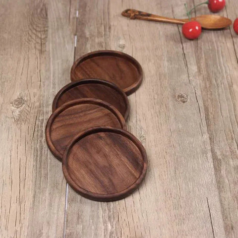 The Harmony Walnut Coasters