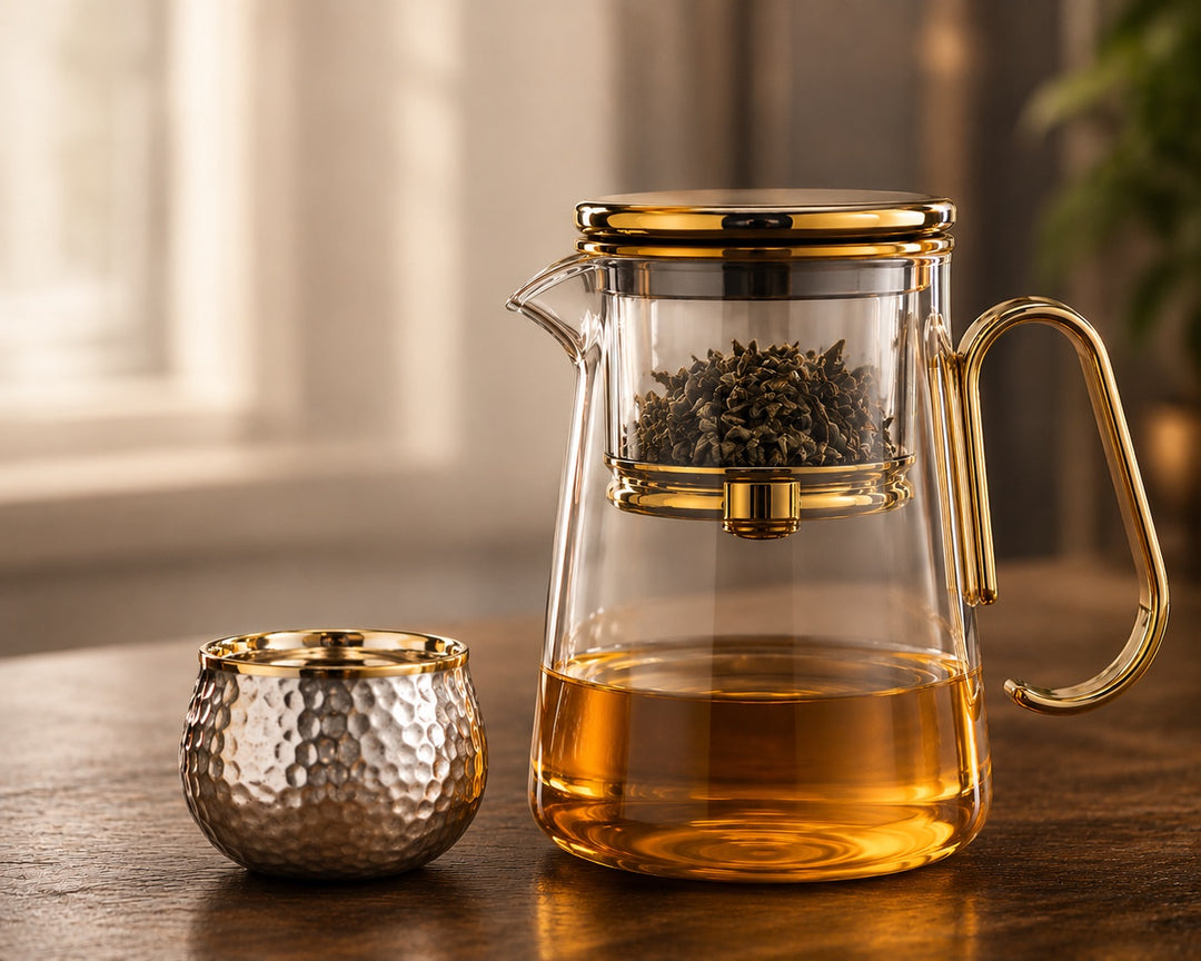 The pot + cup, designed to match
